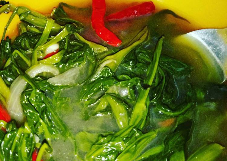 Resep Cah kangkung ala seafood kaki lima Kiriman dari Efrida Yanty Nst