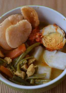 Lontong sayur paling mudah no mecin