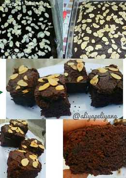 BROWNIES COKLAT panggang klasik no mixer