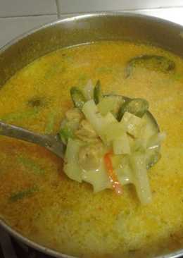 Lodeh labu tempe tahu (jangan lombok) buat lontong sayur