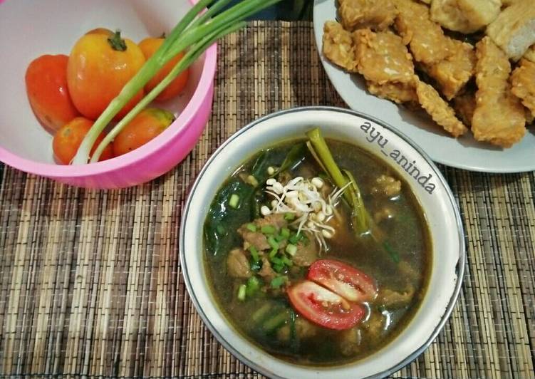 resep lengkap untuk Rawon Mudah Bumbu Jadi #kitaberbagi