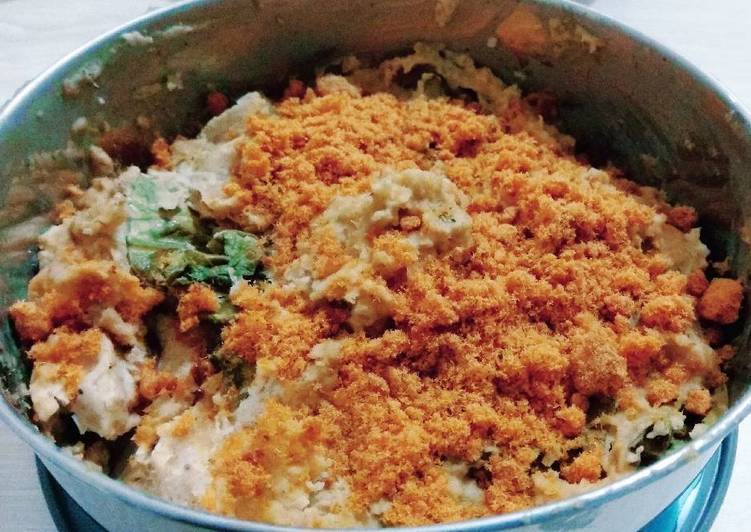 resep makanan Oatmeal Ikan Tengiri Sayur Pokchoy Kukus