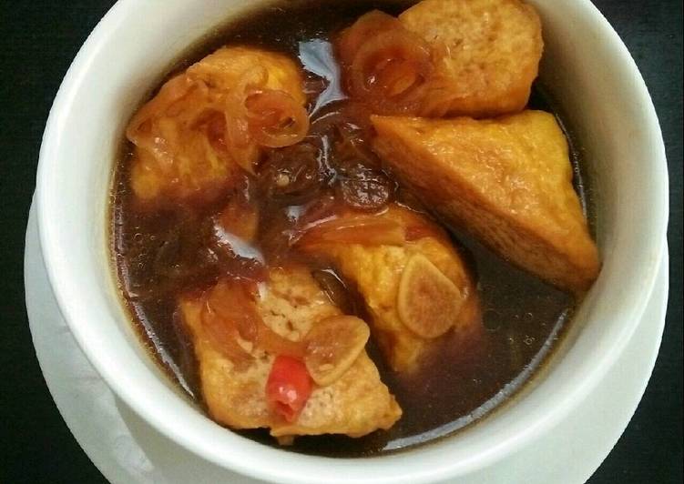 resep masakan Tahu Kuah Kecap