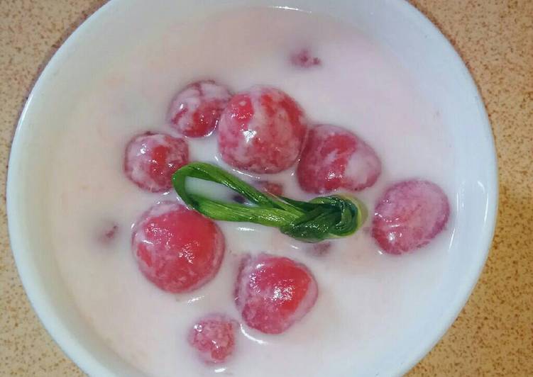 gambar untuk resep makanan Bubur candil ubi merdeka #indonesiamemasak