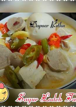 Sayur Lodeh Tahu ala dapoer Retha