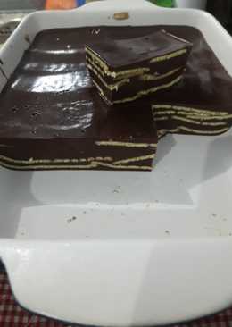 Puding brownies crispy