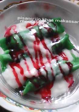 Pisang ijo khas makassar