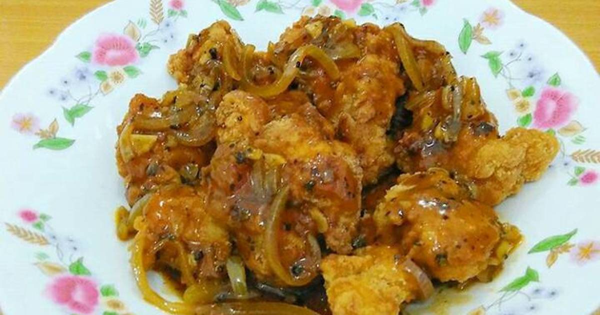 Resep Blackpepper Chicken ala Anggi Marpaung