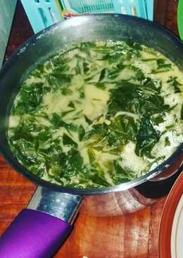 Sayur daun ketela pohon ala mamajona