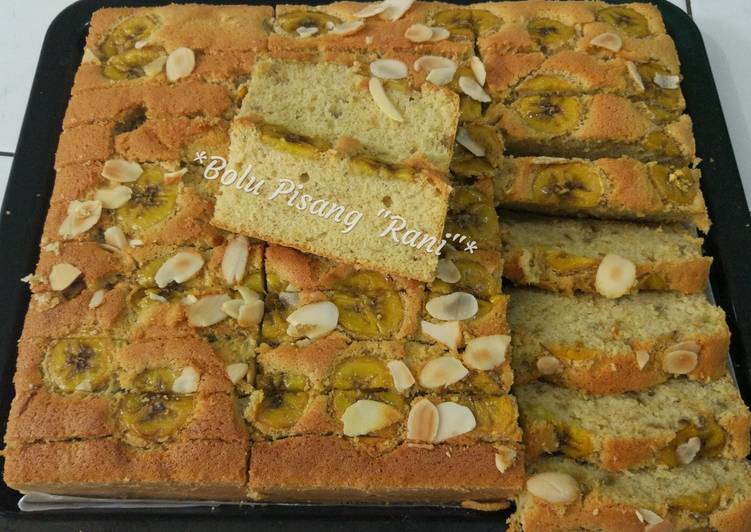 resep lengkap untuk Bolu Pisang Raja