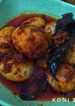 Telur balado #Bandung_RecookIndahTriwiartuti