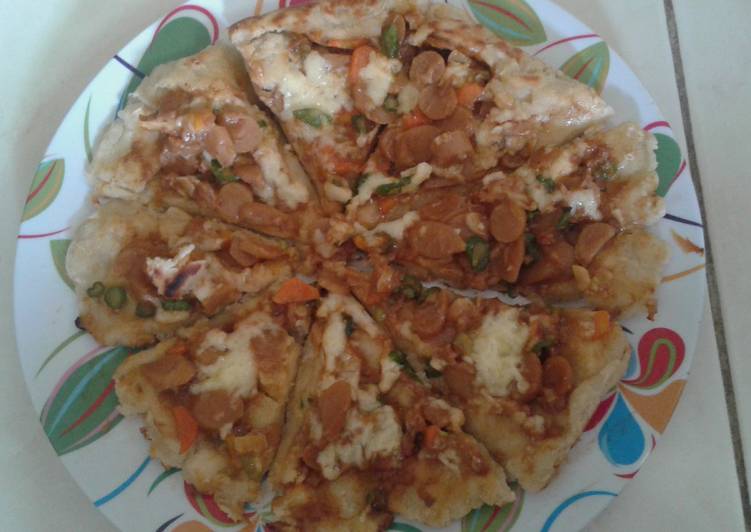 resep makanan Pizza roti tawar