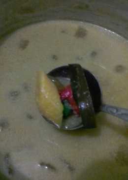 Kolak pisang warna warni