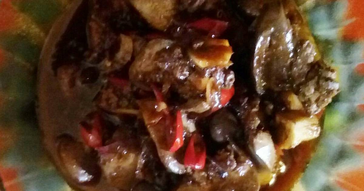 Resep Ati ampela ayam kecap pedas ala willapangestiw