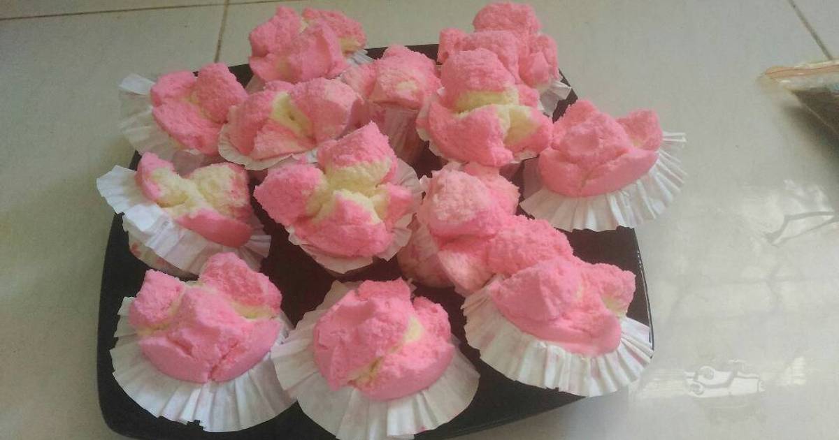 Resep Bolu kukus mekar