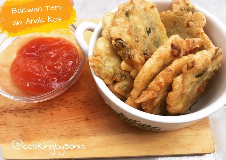 Resep Bakwan Teri Medan ala Anak Kos Karya Cooking with Sonia