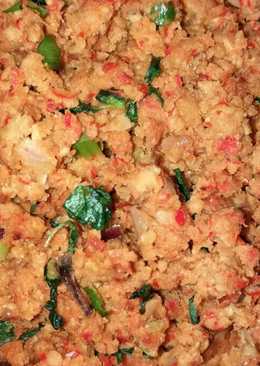 Tumis Oncom Kemangi Pedas