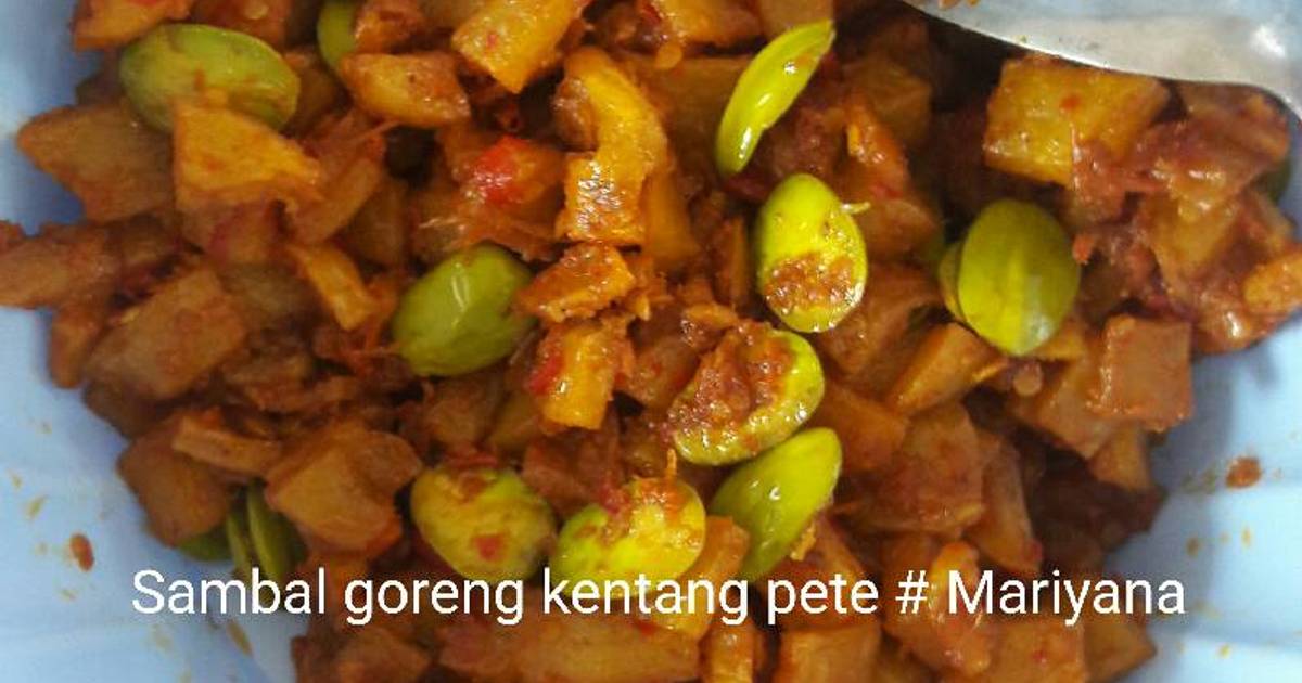 Resep Sambal  goreng  kentang pete  tanpa santan  oleh 