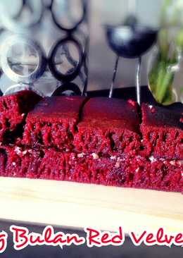 Terang bulan red velvet cream cheese yang pecah dilidah