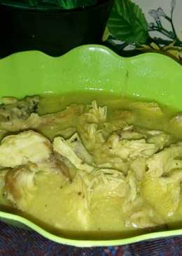 Ayam suwir bumbu kuning