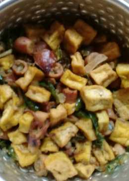 Oseng Asin Cumi+Tahu