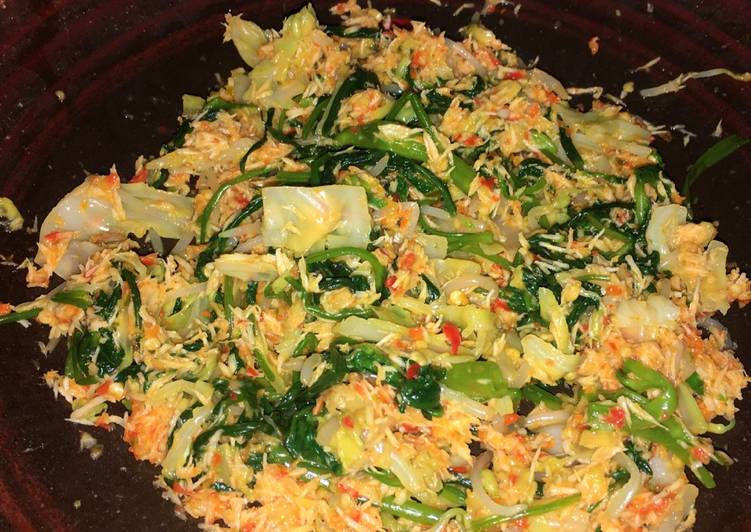 gambar untuk cara membuat Urap-urap sayur