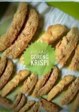 Pisang goreng krispi (5 bahan)