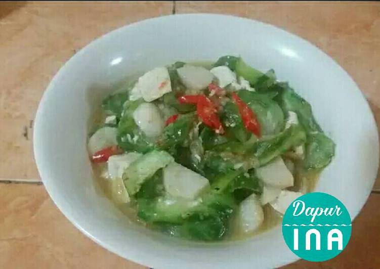 Resep Tumis Oyong Bakso Tahu - Dapur INA