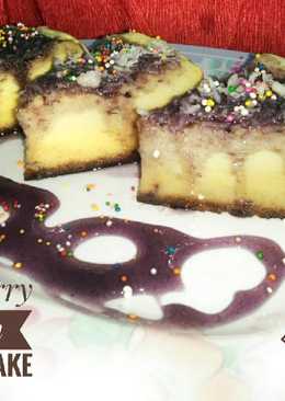 Blueberry Cotton Cheesecake (versi magiccom)