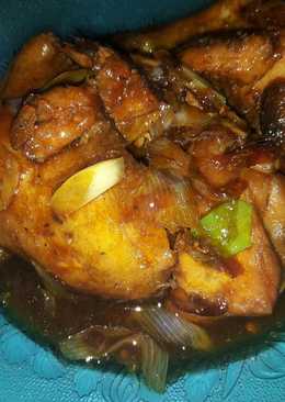 Ayam Kecap campur cakalang