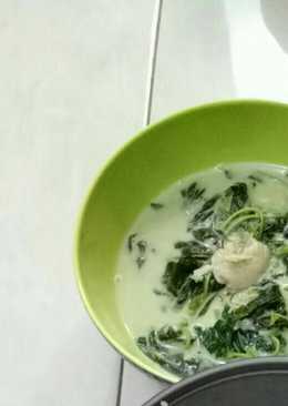 Sayur bobor (bayam santan)