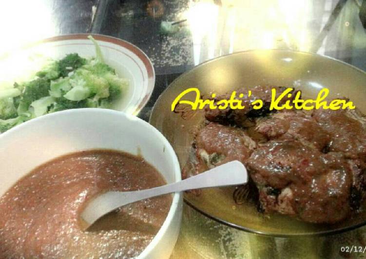 resep lengkap untuk Chicken Steak with barbeque sauce