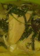 Gangan tungkul / Sayur Jantung Pisang ala Herlin Widodo (banjar)