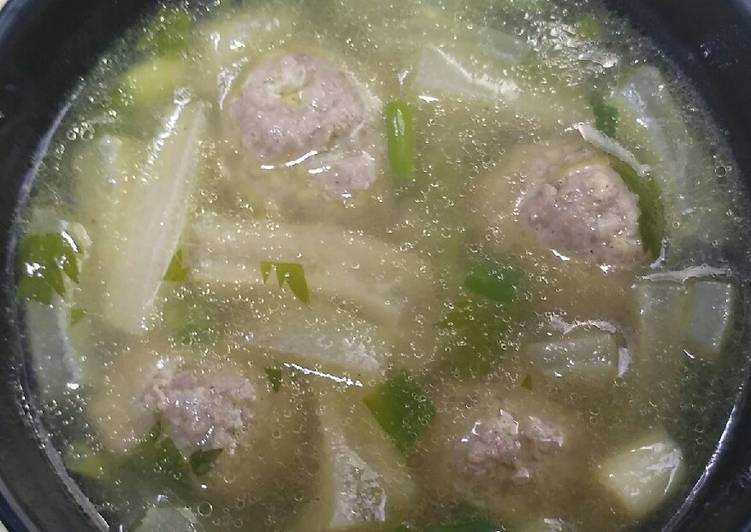 resep makanan Sop kikil+bakso