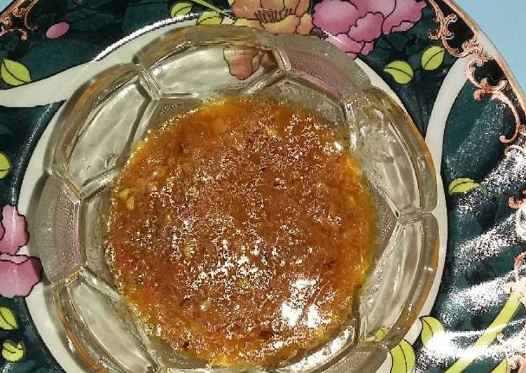 cara membuat Sambal penyet tanpa trasi