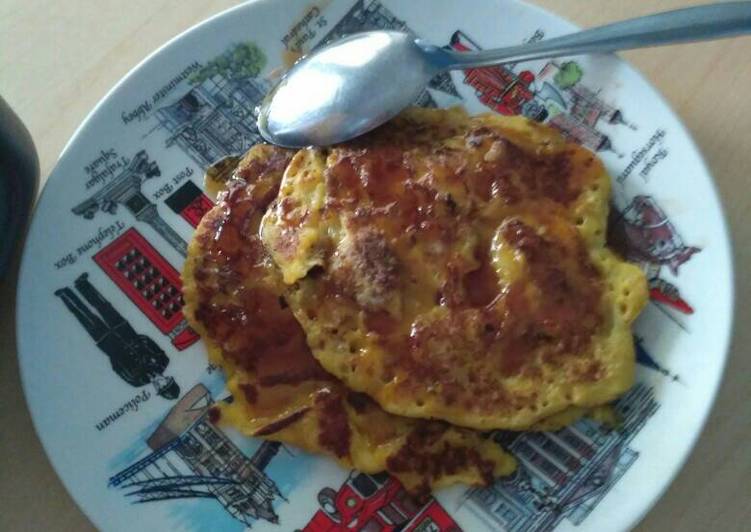 resep Pancake Pisang Saus Madu Simpel Ga Pake ribet