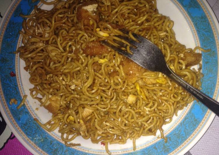 resep Bakmi (ayam) jawa goreng