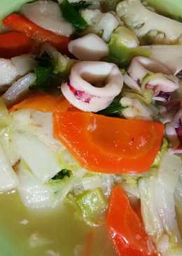 Cap cay seafood simple