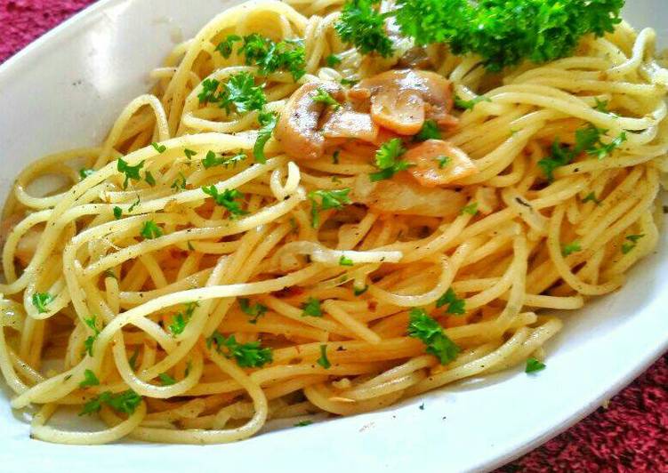 gambar untuk resep makanan Spagetti Aglio Olio