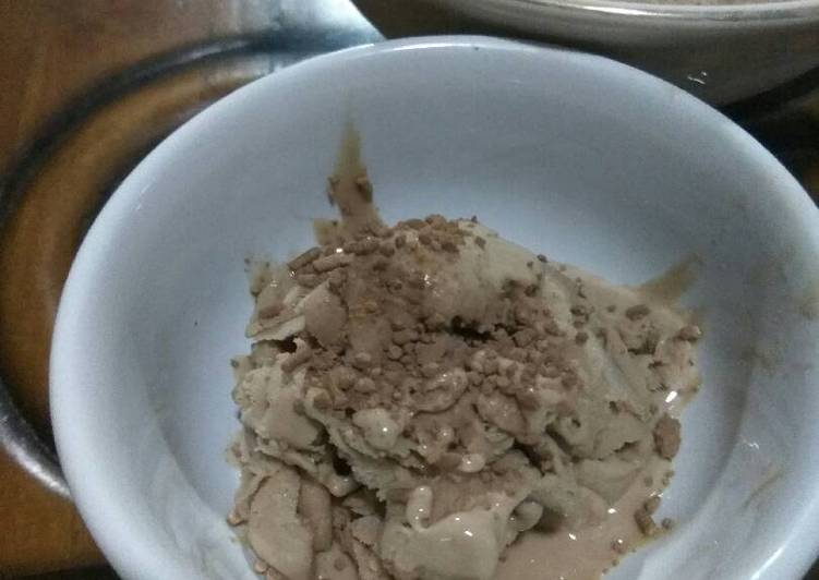 gambar untuk cara membuat Ice Cream Choco Coffee (simple, lembut dan enak)