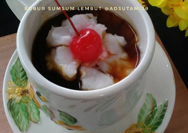 cara membuat Bubur sumsum Lembut (PR_OlahanTepungBeras)