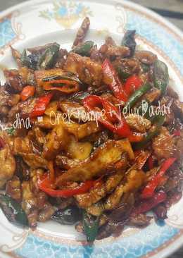 Orek Tempe + Telur Dadar