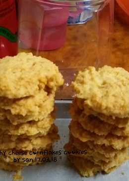 Crunchy Cheese Cornflakes Cookies