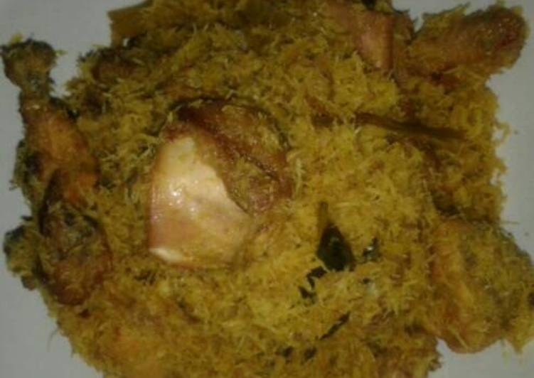 resep masakan Ayam Serundeng Kelapa