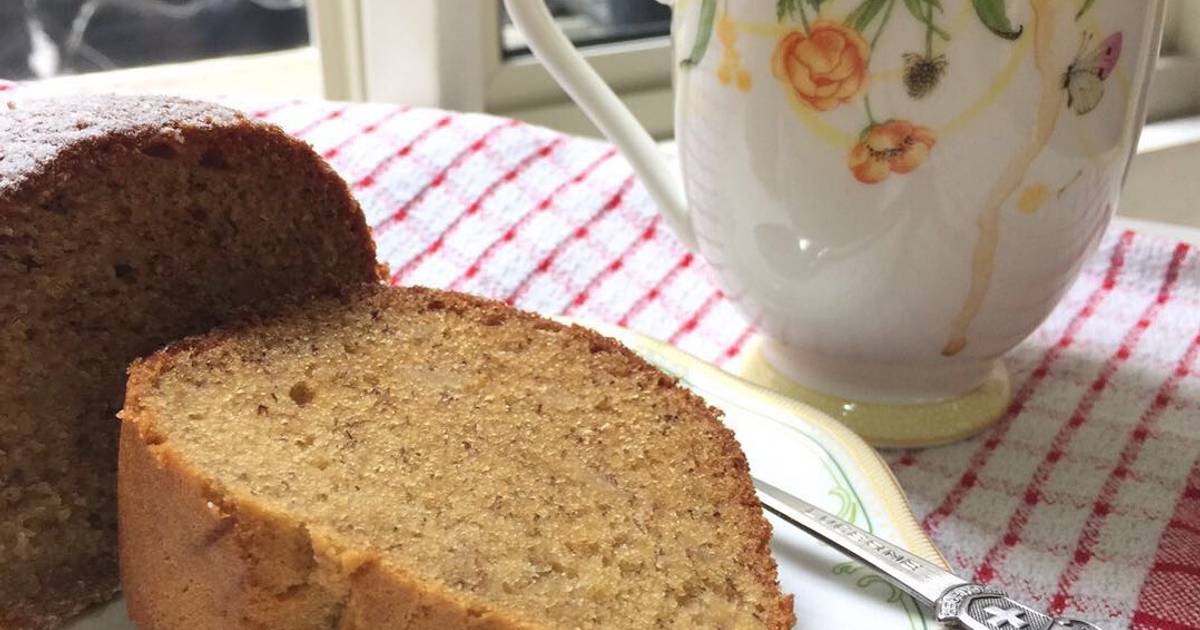 Resep Butterless Banana Sponge Cake Resep Butterless Banana Sponge Cake