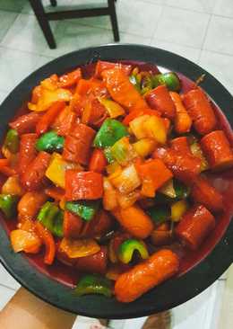 Stir Fry Sausage with Paprika