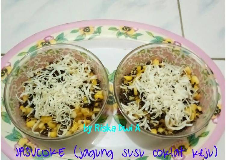 resep JASUCOKE (jagung susu coklat keju)