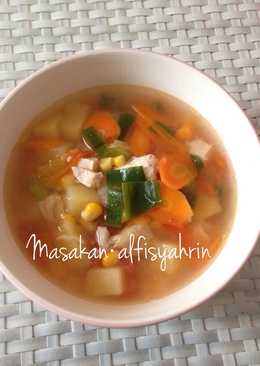 Sayur sop ayam jagung