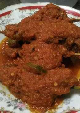 Sate ayam pelecing simpel