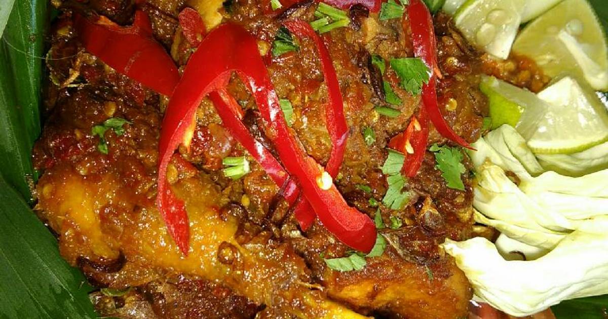 Resep Ayam Pedes Manis Ala-Ala ala Siti Mariana Saumatin